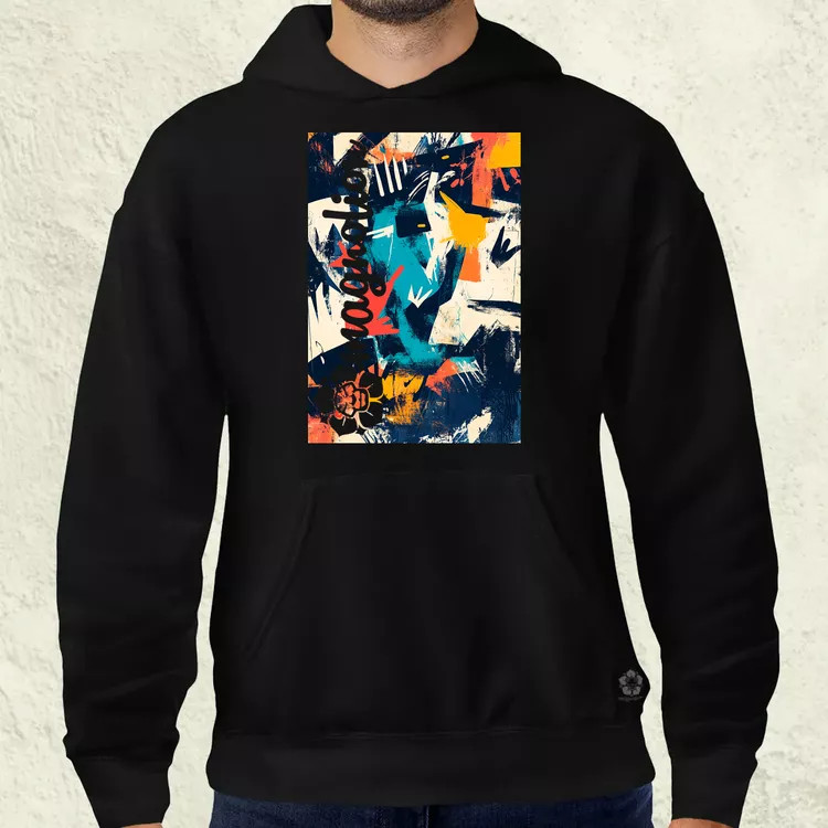 Absztrakt graffiti v3 férfi pulóver