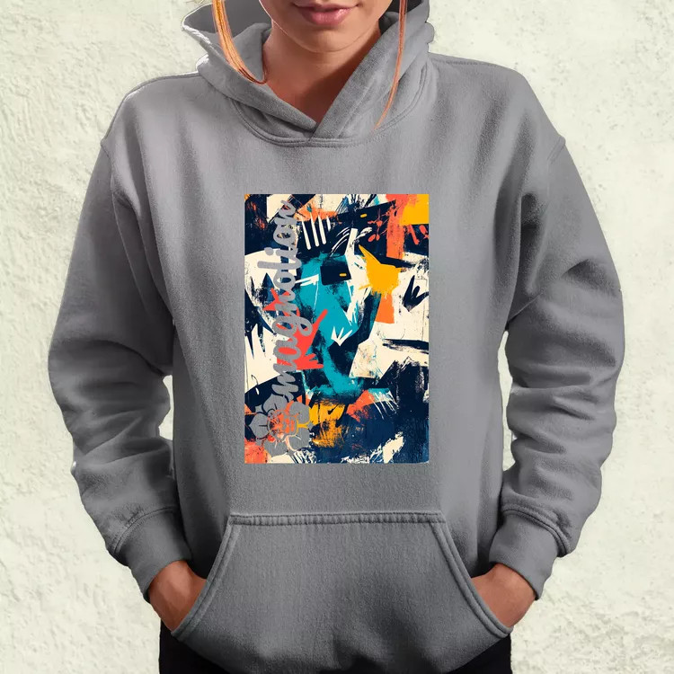 Absztrakt graffiti v3 női pulóver