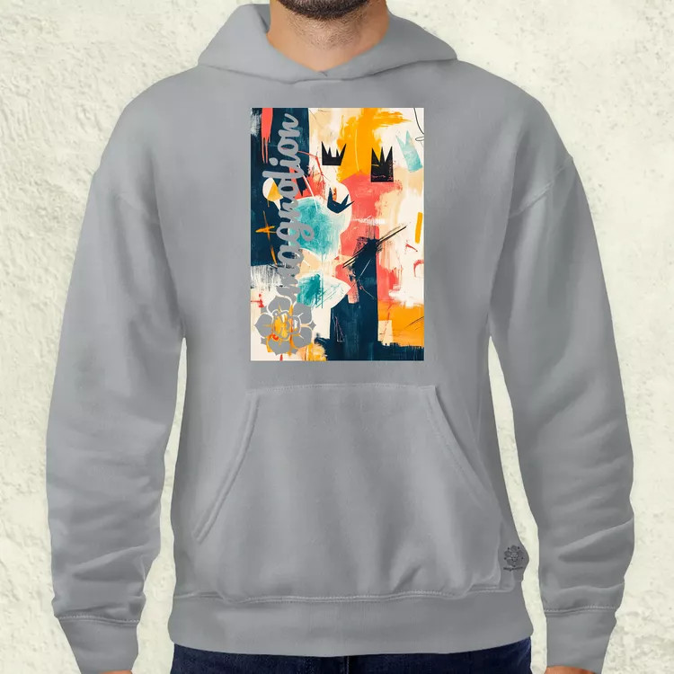 Absztrakt graffiti v4 férfi pulóver