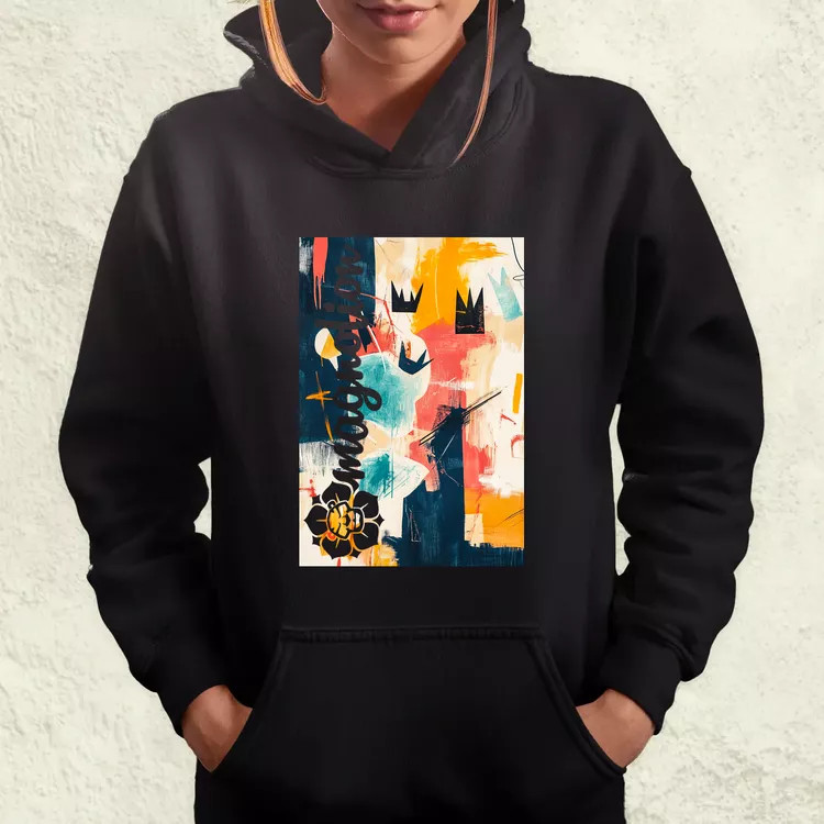 Absztrakt graffiti v4 női pulóver