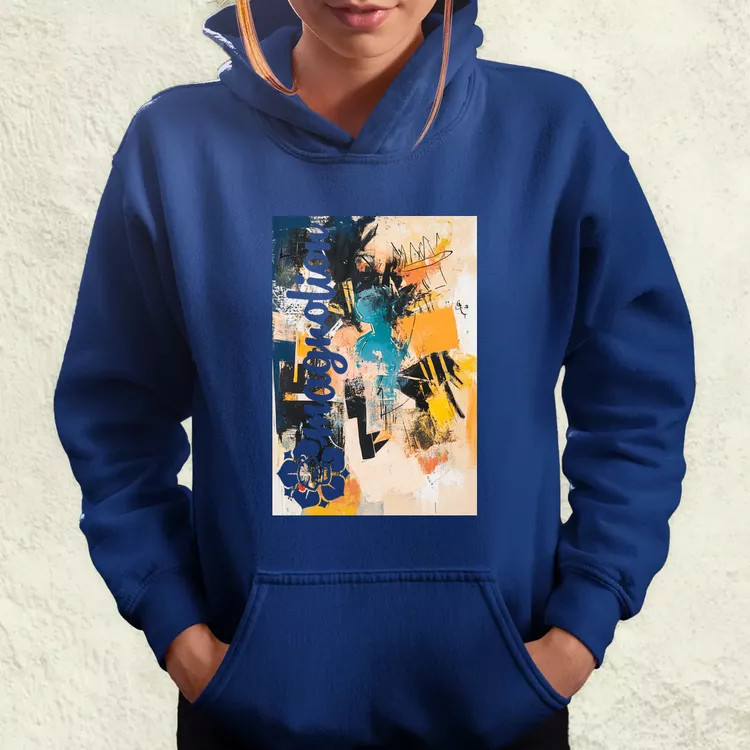 Absztrakt graffiti v5 női pulóver