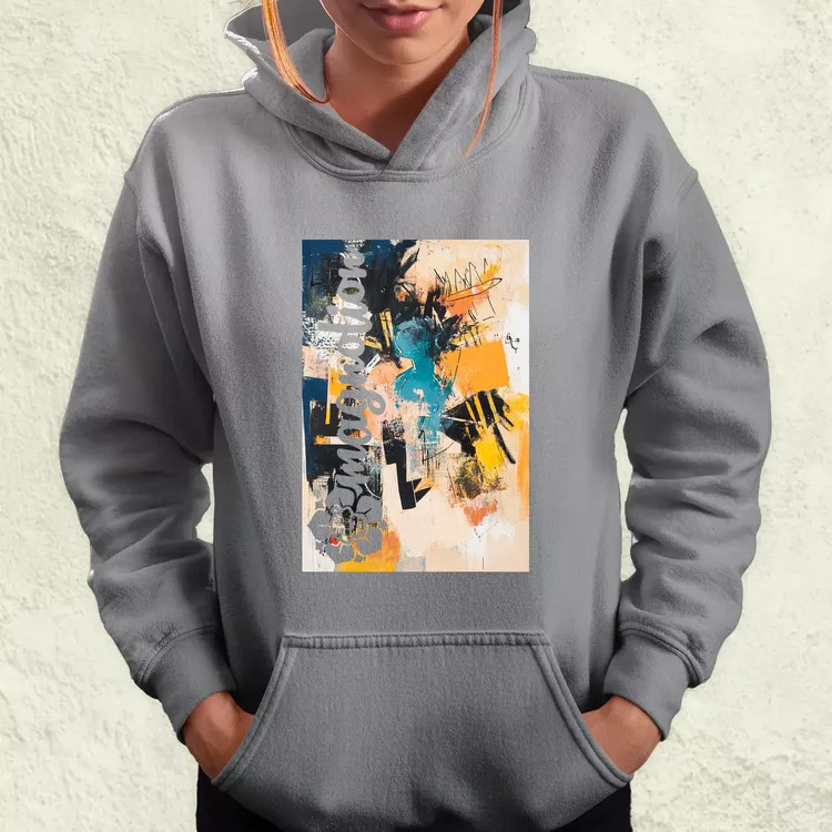 Absztrakt graffiti v5 női pulóver