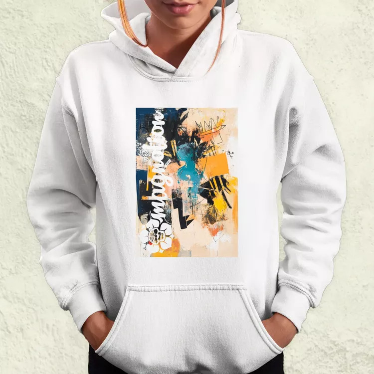 Absztrakt graffiti v5 női pulóver