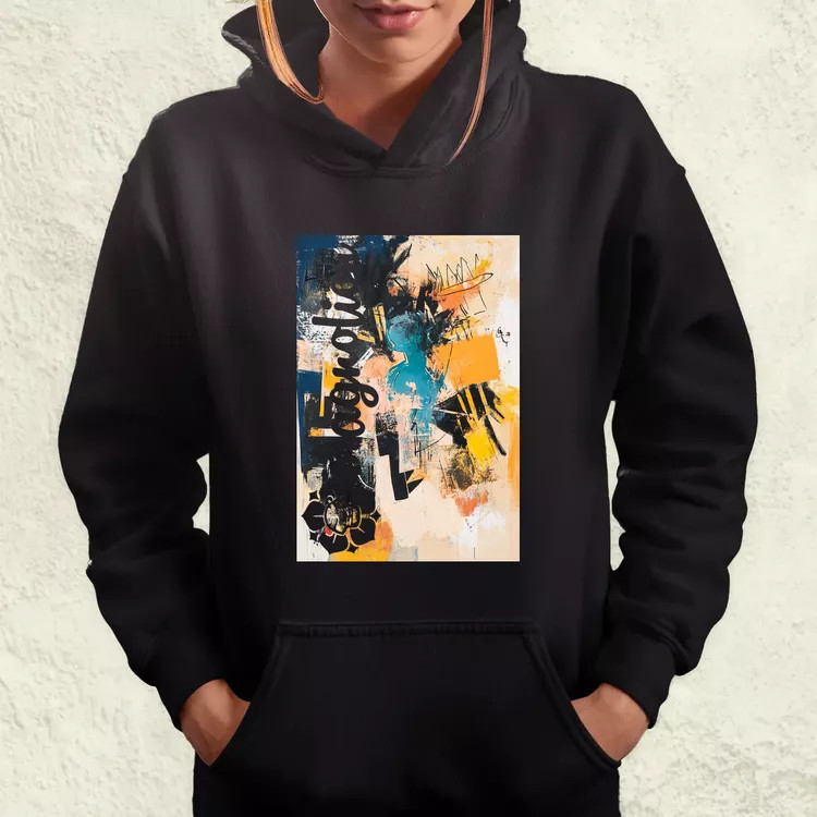 Absztrakt graffiti v5 női pulóver