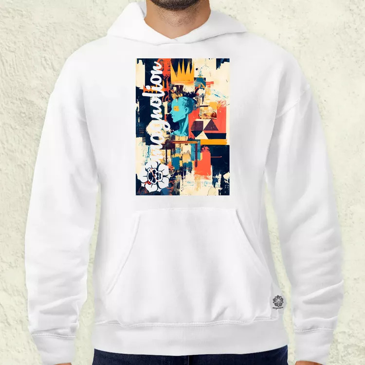 Absztrakt graffiti v6 férfi pulóver