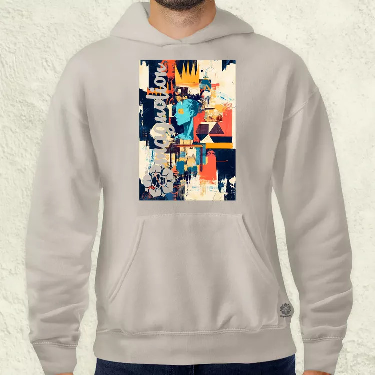 Absztrakt graffiti v6 férfi pulóver