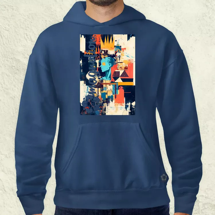 Absztrakt graffiti v6 férfi pulóver