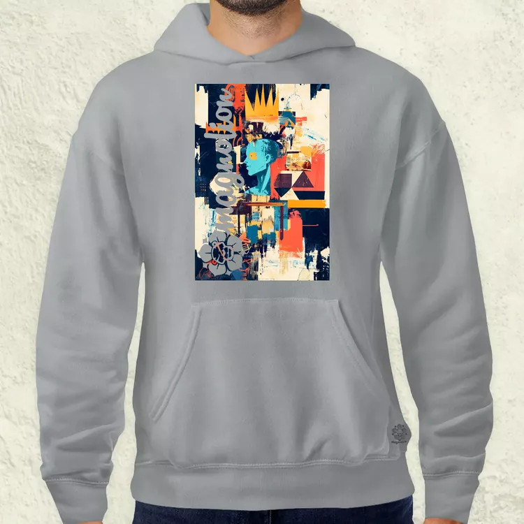 Absztrakt graffiti v6 férfi pulóver