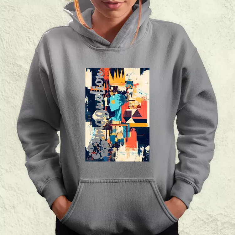 Absztrakt graffiti v6 női pulóver