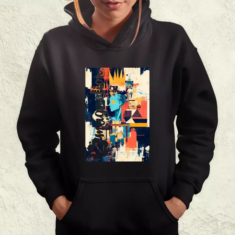 Absztrakt graffiti v6 női pulóver