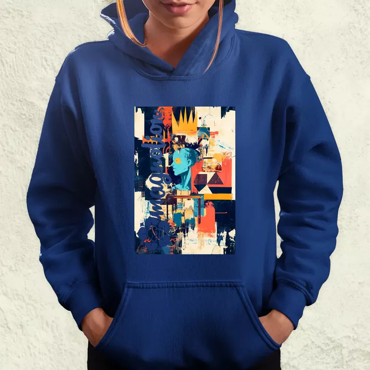 Absztrakt graffiti v6 női pulóver