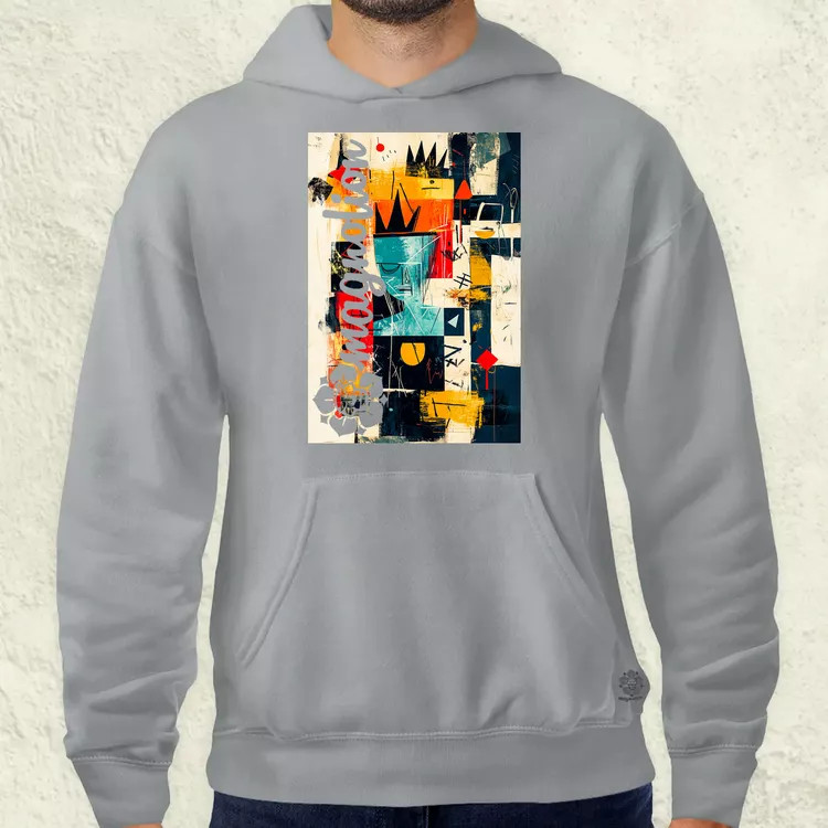 Absztrakt graffiti v7 férfi pulóver