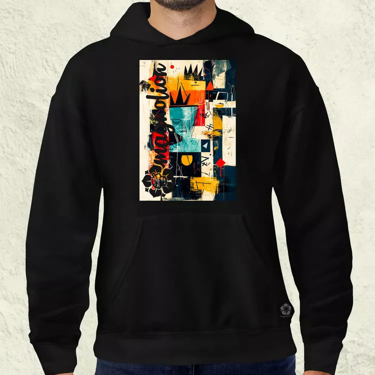 Absztrakt graffiti v7 férfi pulóver