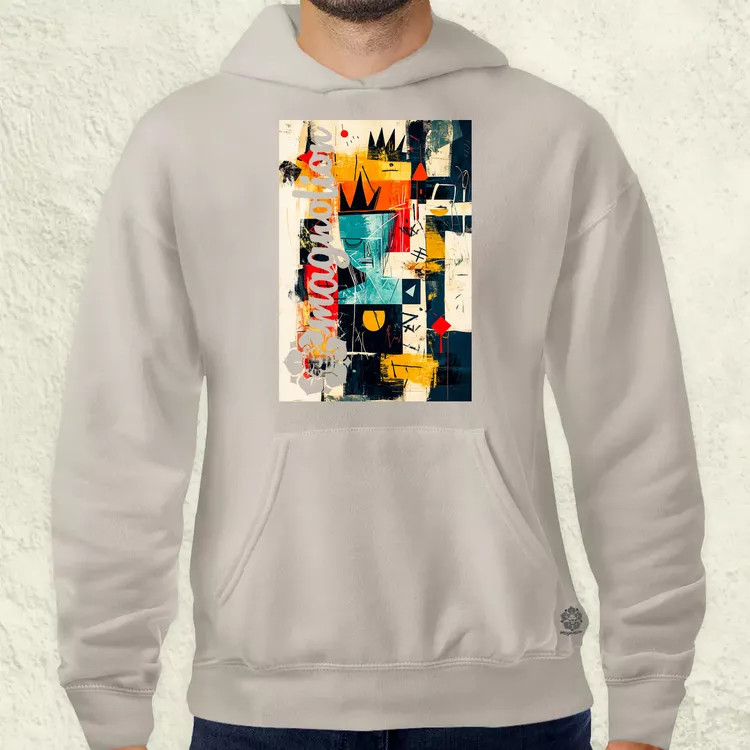 Absztrakt graffiti v7 férfi pulóver