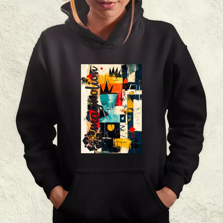 Absztrakt graffiti v7 női pulóver