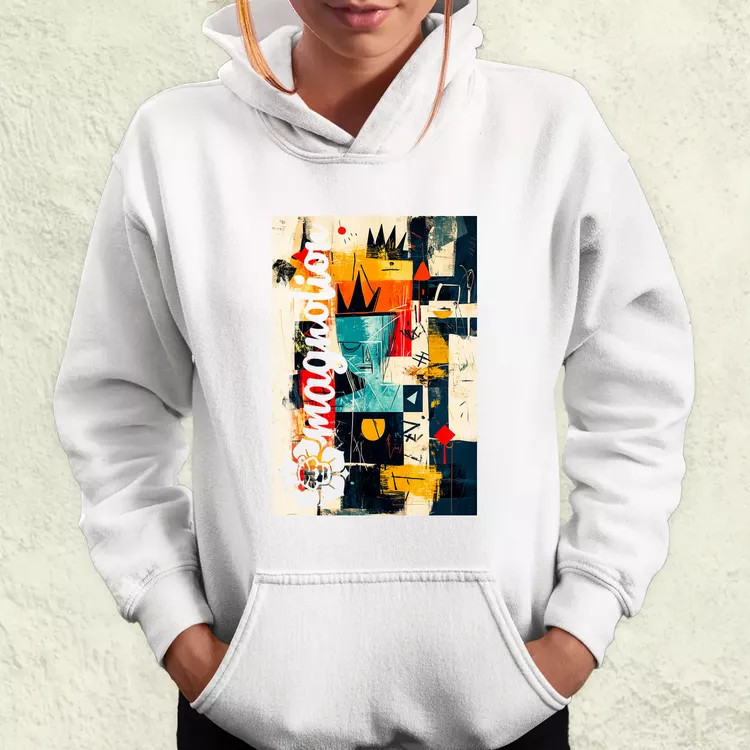 Absztrakt graffiti v7 női pulóver