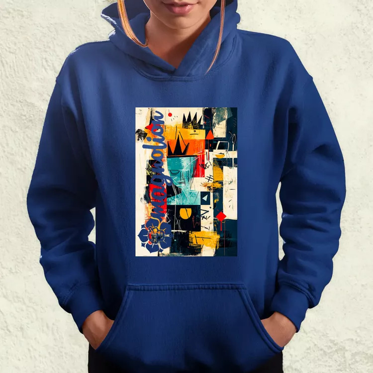 Absztrakt graffiti v7 női pulóver