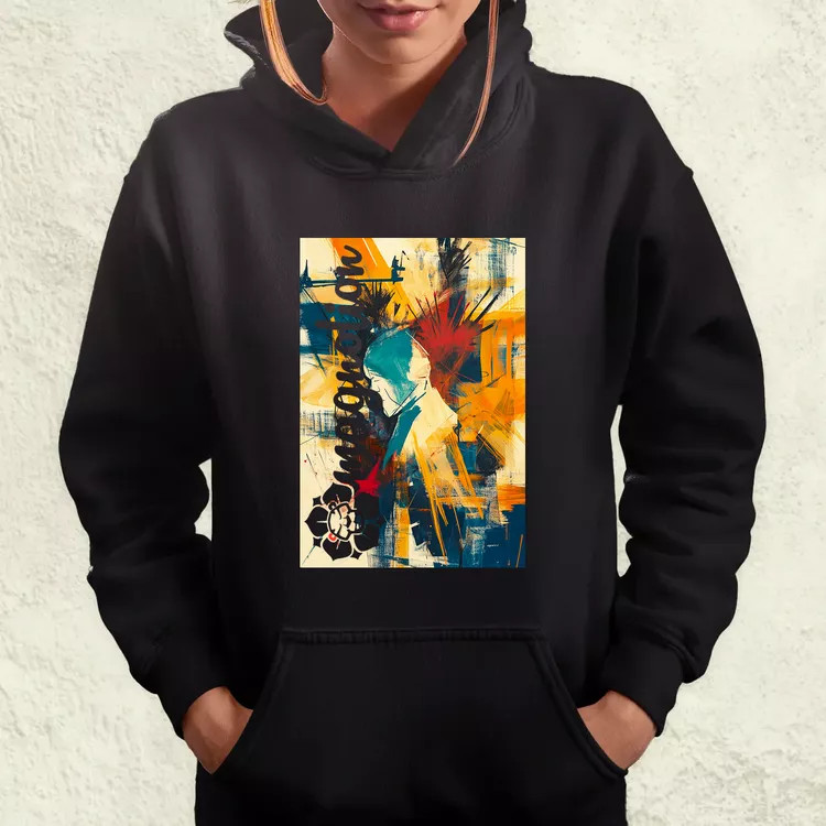 Absztrakt graffiti v8 női pulóver