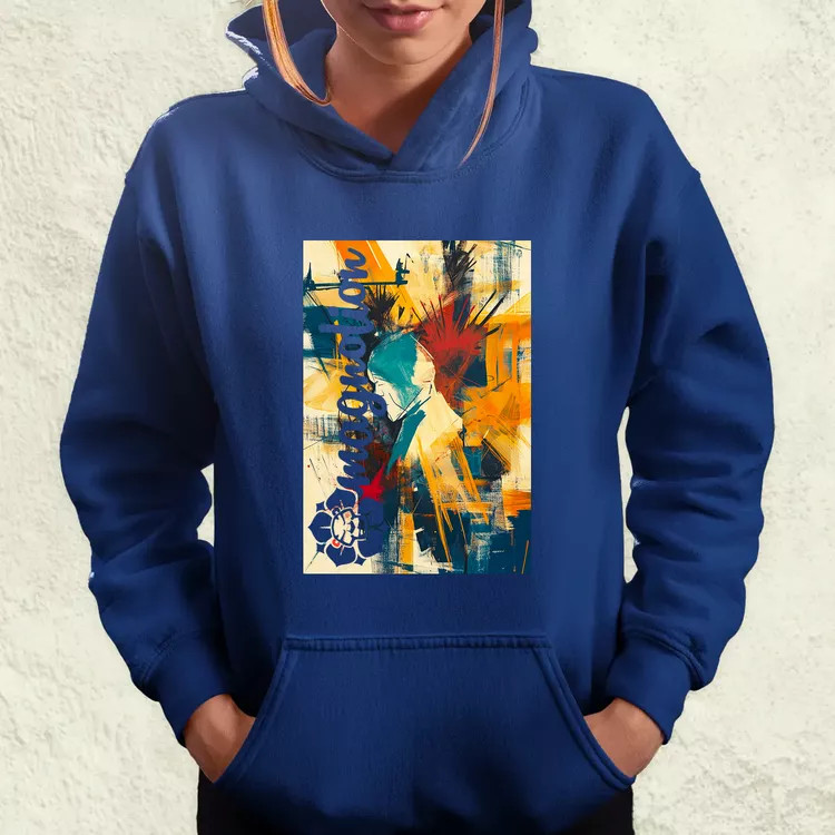 Absztrakt graffiti v8 női pulóver