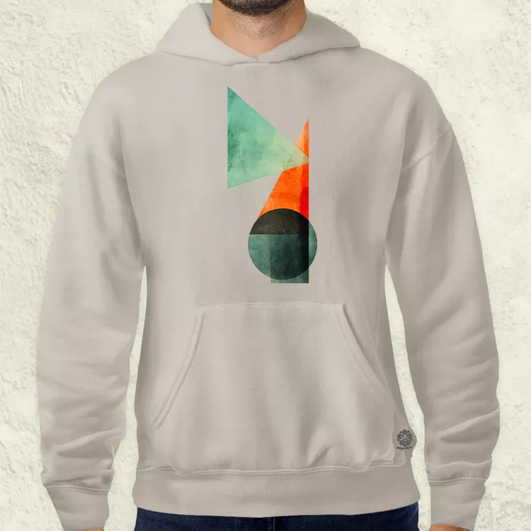 Absztrakt pilcrow v2 férfi pulóver