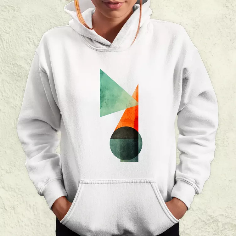 Absztrakt pilcrow v2 női pulóver