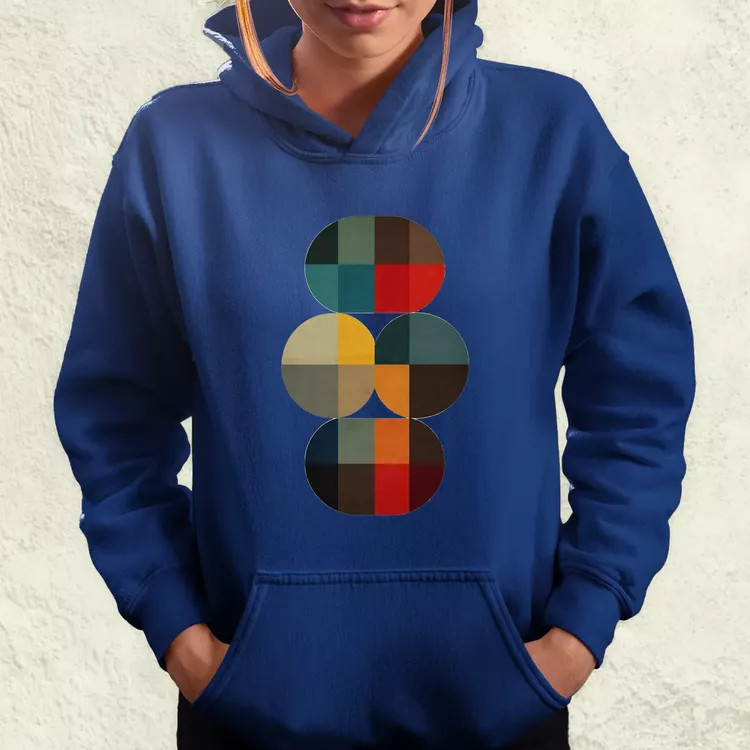 Bauhaus vintage kör absztrakció v1 női pulóver