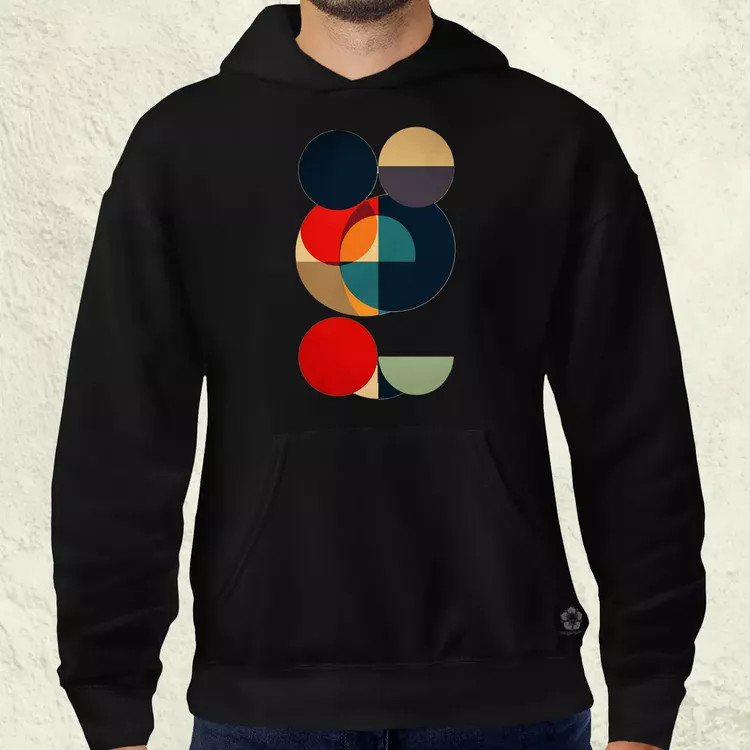 Bauhaus vintage kör absztrakció v2 férfi pulóver
