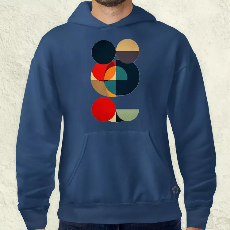Bauhaus vintage kör absztrakció v2 férfi pulóver