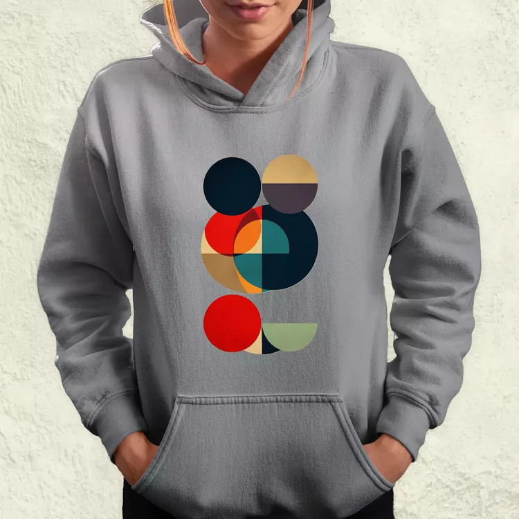 Bauhaus vintage kör absztrakció v2 női pulóver