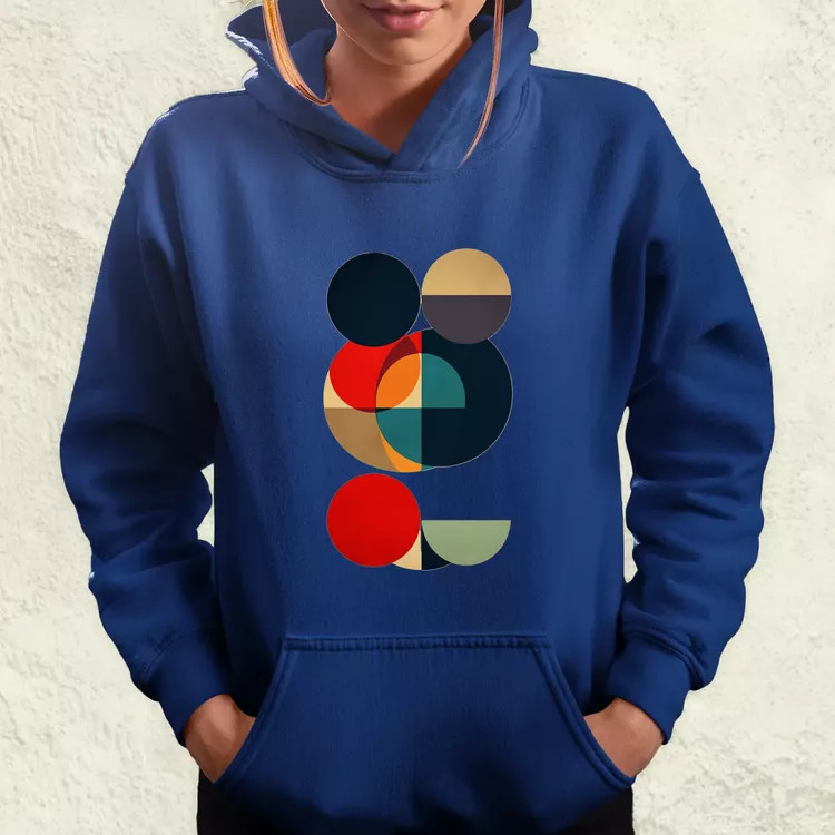 Bauhaus vintage kör absztrakció v2 női pulóver