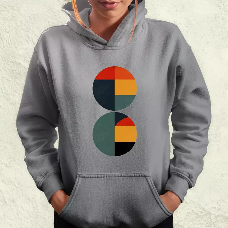 Bauhaus vintage kör absztrakció v3 női pulóver