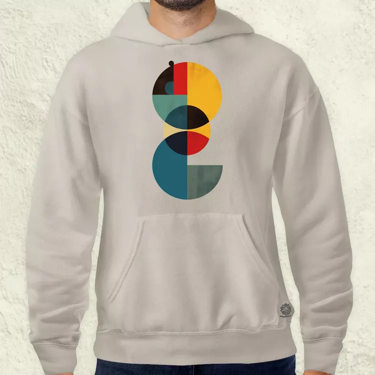 Bauhaus vintage kör absztrakció v4 férfi pulóver