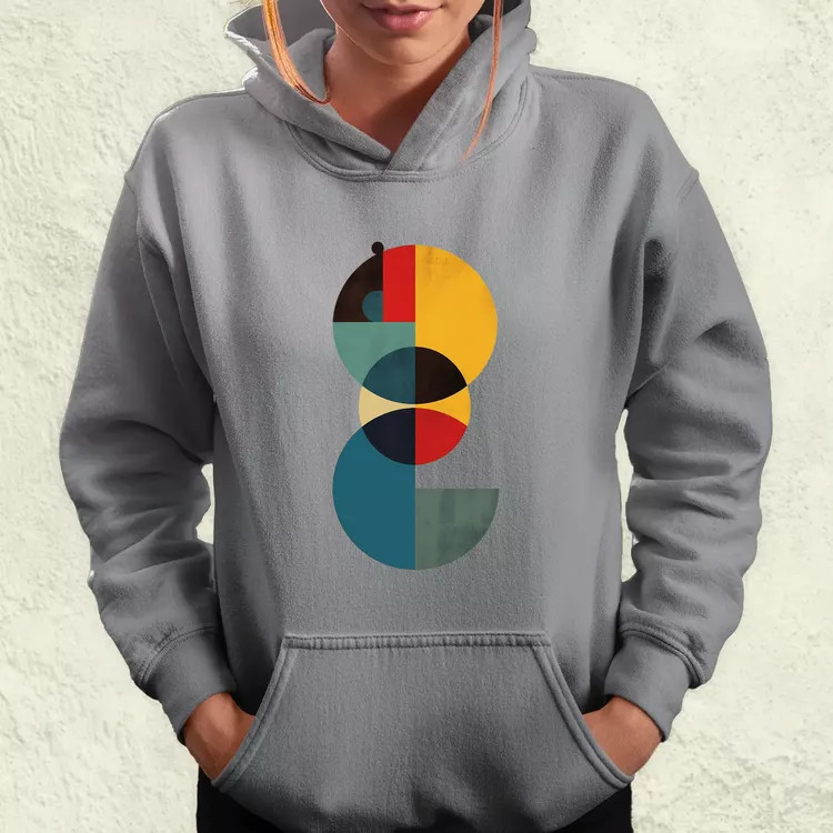 Bauhaus vintage kör absztrakció v4 női pulóver