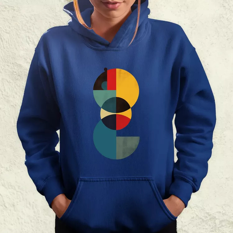 Bauhaus vintage kör absztrakció v4 női pulóver