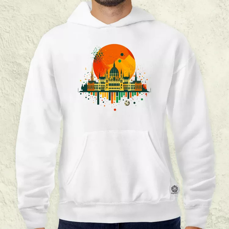Budapest foci absztrakt v1 férfi pulóver