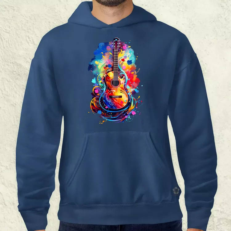 Gitár fantázia v1 férfi pulóver