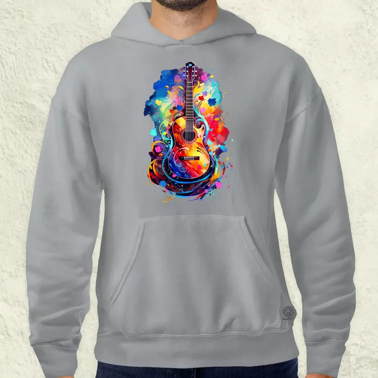 Gitár fantázia v1 férfi pulóver