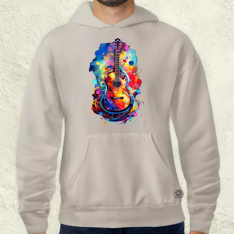 Gitár fantázia v1 férfi pulóver