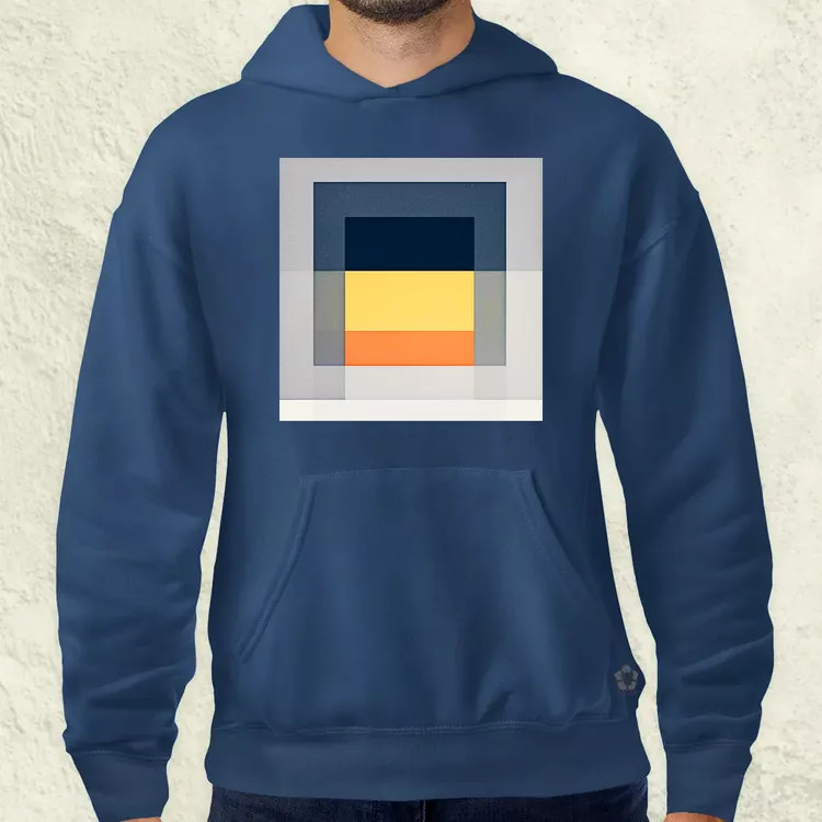 Minimál absztrakt v1 férfi pulóver