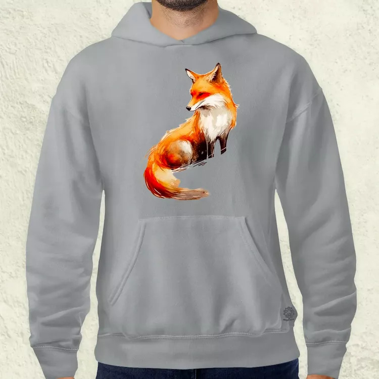 Minimál róka v6 férfi pulóver