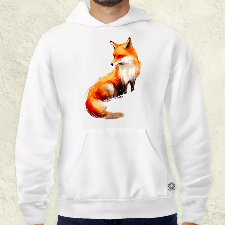 Minimál róka v6 férfi pulóver