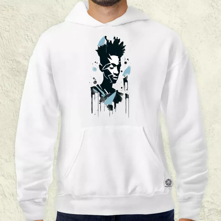 Basquiat béke és szeretet v2 férfi pulóver