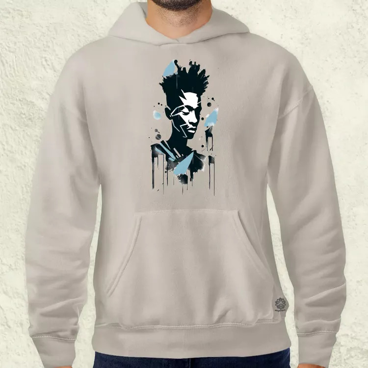 Basquiat béke és szeretet v2 férfi pulóver