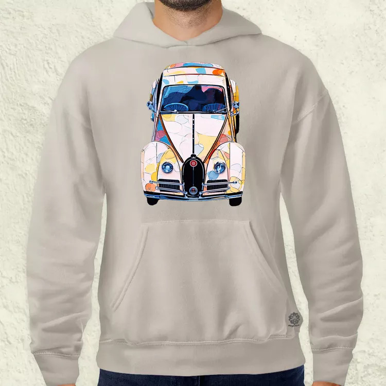 Trompe-l’œil Bugatti v5 férfi pulóver