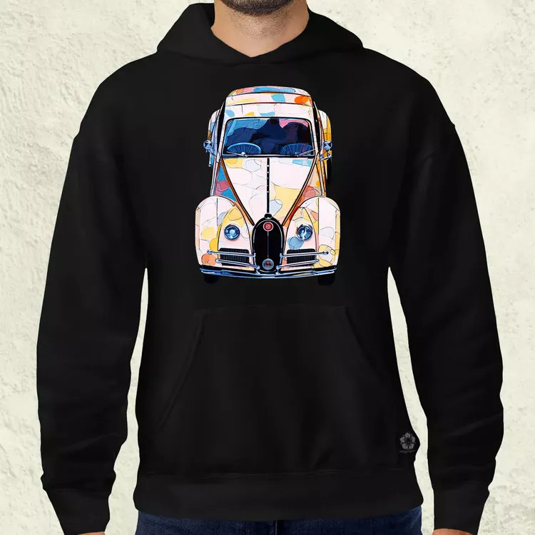 Trompe-l’œil Bugatti v5 férfi pulóver