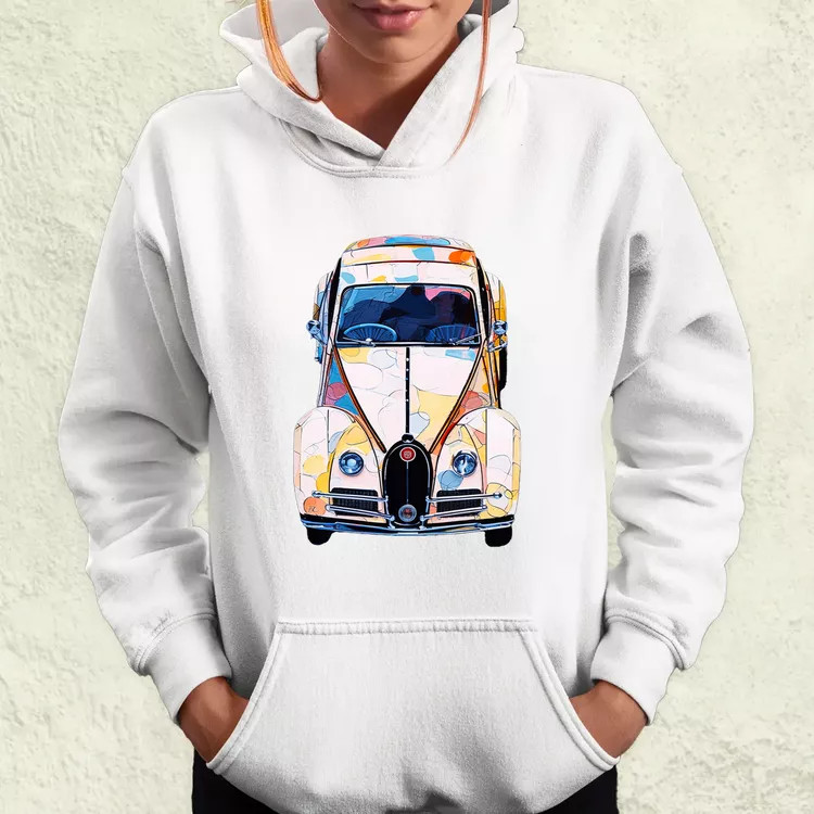 Trompe-l’œil Bugatti v5 női pulóver