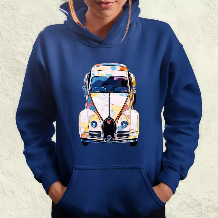 Trompe-l’œil Bugatti v5 női pulóver