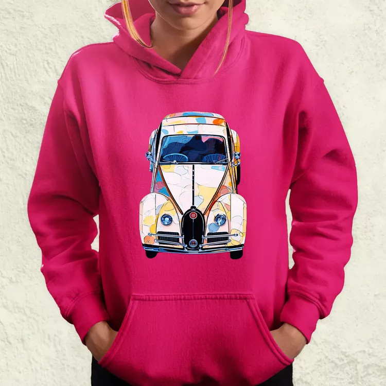 Trompe-l’œil Bugatti v5 női pulóver