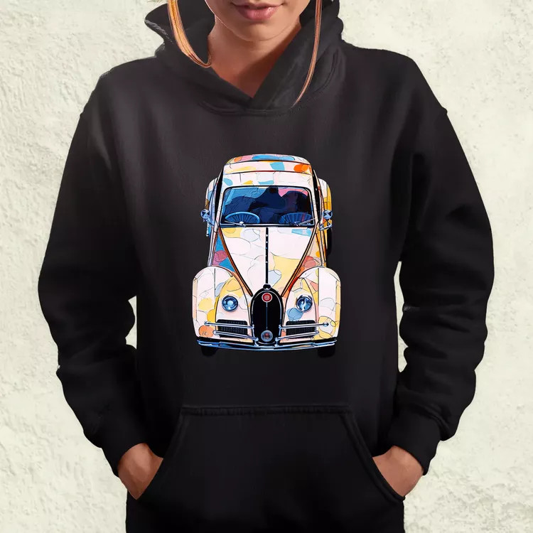 Trompe-l’œil Bugatti v5 női pulóver