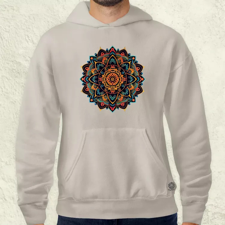 Vektor mandala férfi pulóver